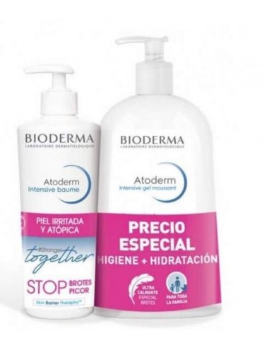 BIODERMA PACK ATODERM GEL MOUSSANT 1L...